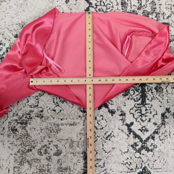 Modern Mais Women's Satin Evening Dress Sz 12 Graduation Wedding Party Cocktail - Picture 16 of 16